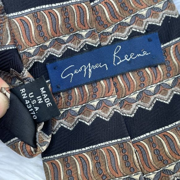 Geoffrey Beene Men Tie 100% Silk Neck Tie Classic Ties Made in USA - Picture 11 of 12